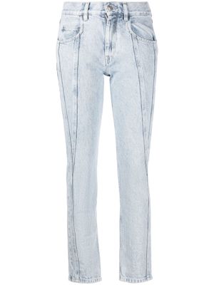 Isabel Marant mid-rise straight-leg jeans - Blue