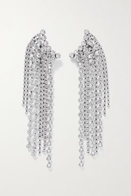 Isabel Marant - Midnight Dancin Silver-tone Crystal Earrings - one size