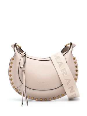 ISABEL MARANT mini Moon leather crossbody bag - Neutrals