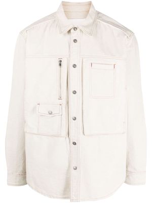 ISABEL MARANT multiple-pockets shirt jacket - Neutrals