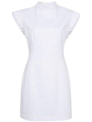 ISABEL MARANT Nina denim mini dress - White