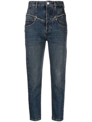 ISABEL MARANT Oliviani high-rise skinny-leg jeans - Blue