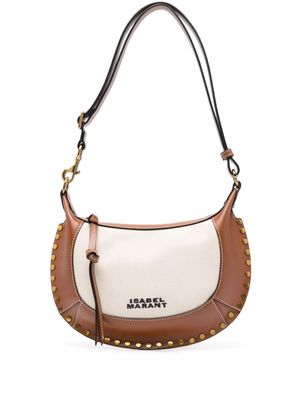 ISABEL MARANT Oskan Moon leather shoulder bag - Brown