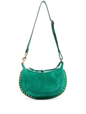 ISABEL MARANT Oskan Moon suede shoulder bag - Green