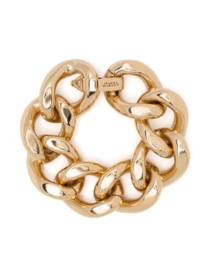 ISABEL MARANT oversize chain-link bracelet - Gold