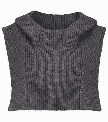 Isabel Marant Palmer cropped wool and cashmere vest