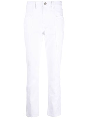 Isabel Marant panelled skinny-cut jeans - White