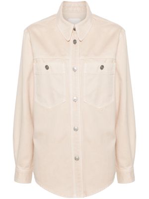 ISABEL MARANT patch pockets buttoned shirt-jacket - Neutrals