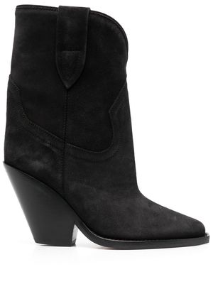 Isabel Marant pointed-toe suede boots - Black