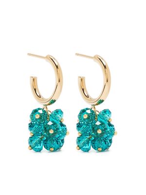 ISABEL MARANT Polly drop hoop earrings - Blue