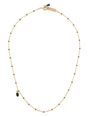 Isabel Marant resin bead detail necklace - Gold