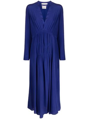 Isabel Marant ruched midi dress - Blue