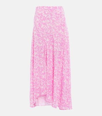 Isabel Marant Sakura silk-blend chiffon midi skirt