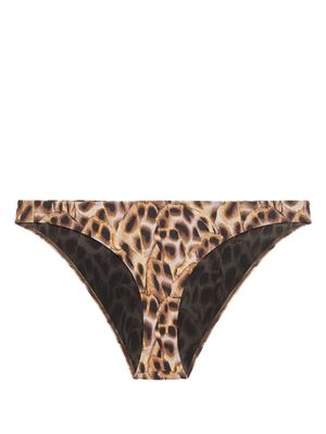 ISABEL MARANT Saly printed bikini bottoms - Brown