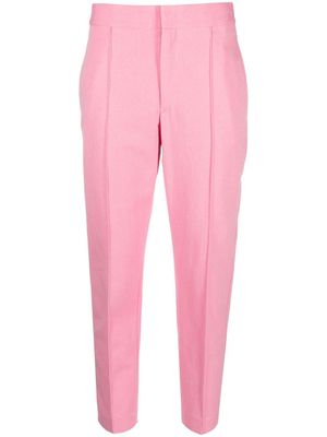 Isabel Marant seam-detail cropped trousers - Pink