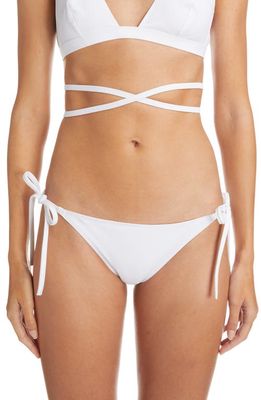 Isabel Marant Stefs String Bikini Bottoms in White