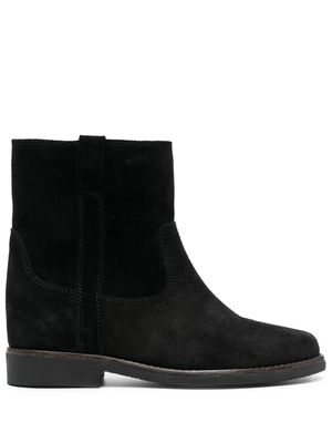 Isabel Marant Susee 30mm suede ankle boots - Black