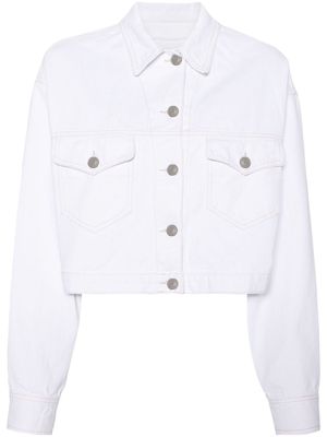 ISABEL MARANT Tadia cropped denim jacket - White