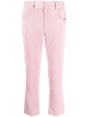 Isabel Marant Tilorsya corduroy straight trousers - Pink
