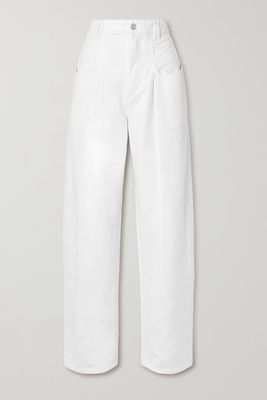 Isabel Marant - Vetea High-rise Tapered Jeans - White