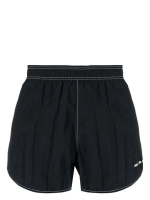 ISABEL MARANT Vicente logo-embroidered swim shorts - Black
