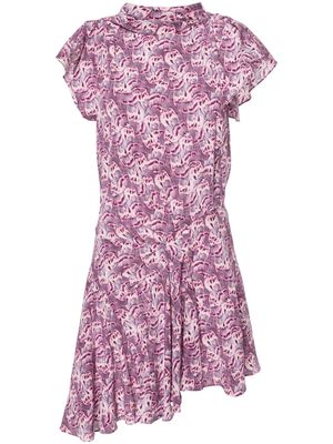 ISABEL MARANT Viona floral-print midi dress - Purple