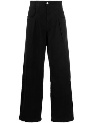 Isabel Marant wide-leg cargo trousers - Black