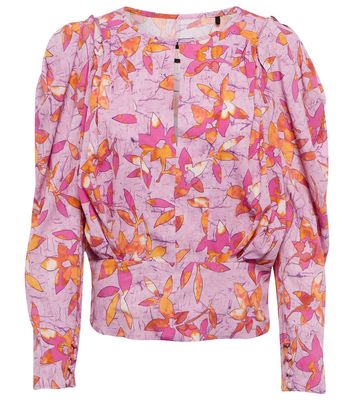 Isabel Marant Zargae floral blouse