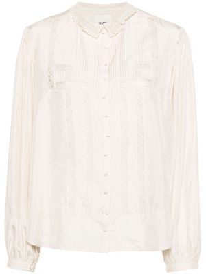 ISABEL MARANT Zayen silk blouse - Neutrals