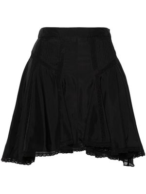 ISABEL MARANT Zia lace-detailing miniskirt - Black