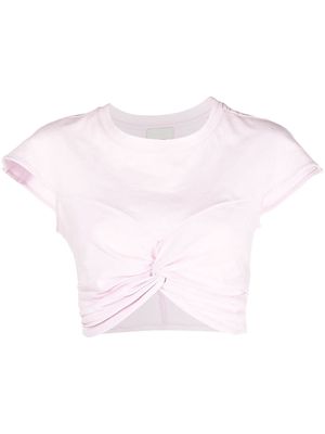 Isabel Marant Zineae-GZ organic-cotton T-Shirt - Pink