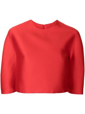 Isabel Sanchis puff-sleeved blouse - Red