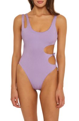Isabella Rose Queensland Cutout One-Piece Swimsuit in Dove