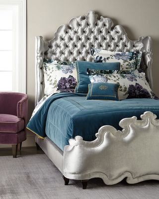 Isabella Tufted Queen Bed