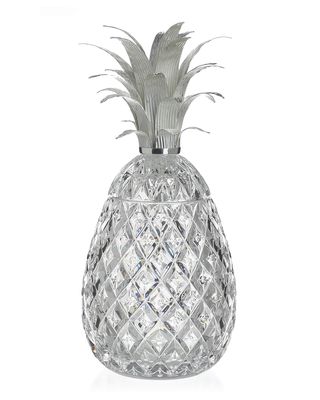 Isadora 11" Silver Pineapple Centerpiece