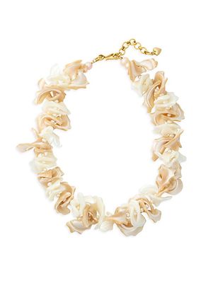 Isadora 24K-Gold-Plated & Frangia Mother-Of-Pearl & Freshwater Pearls Necklace