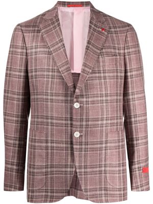 Isaia single-breasted tailored blazer - Pink