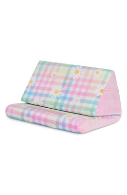 Iscream Daisy Gingham Tablet Pillow in Multi