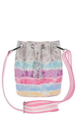 Iscream Kids' Faux Leather Bucket Bag in Multi Pink