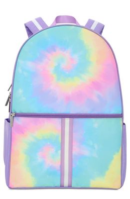 Iscream Kids' Preppy Tie Dye Backpack in Purple Multi 