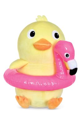 Iscream Pool Float Duck Plush Toy in Yellow