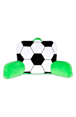 Iscream Soccer Lounge Pillow in Green