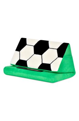 Iscream Soccer Tablet Pillow in Green