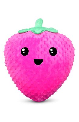 Iscream Strawberry Plush Toy in Pink