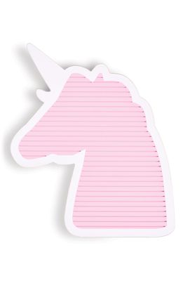 Iscream Unicorn Message Board in Pink