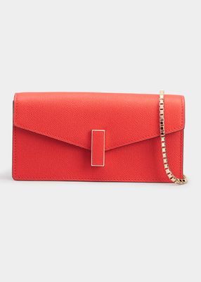 Iside Envelope Calf Leather Clutch Bag