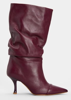Isley Slouchy Leather Mid Boots