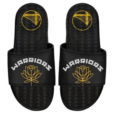 ISLIDE Black Golden State Warriors 2022/23 City Edition Gel Slide Sandals
