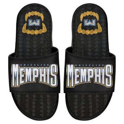 ISLIDE Black Memphis Grizzlies 2022/23 City Edition Gel Slide Sandals