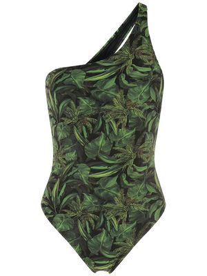 Isolda Coqueiral one-shoulder swimsuit - Green